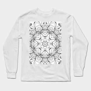 Black and white pattern Long Sleeve T-Shirt